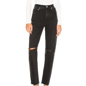 Agolde Cherie High Rise Straight black size 30